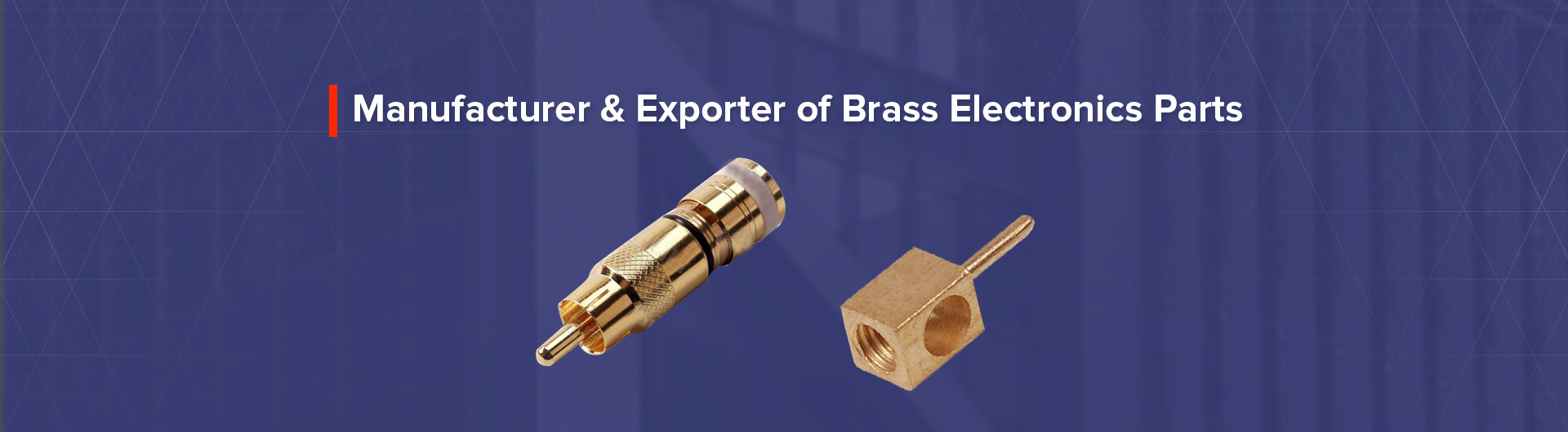 brass electronics parts