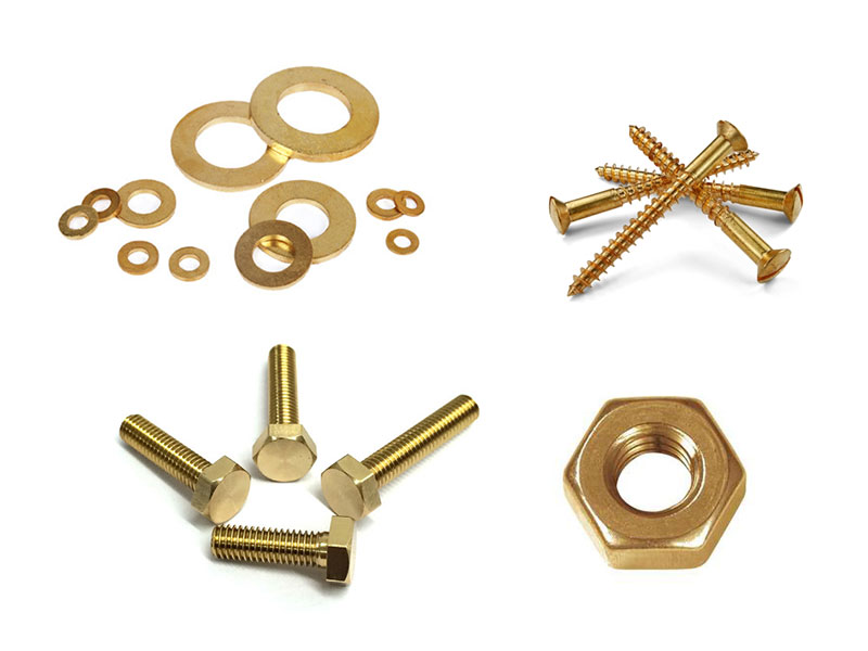 Brass fasteners